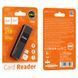 Кардридер HOCO HB20 Mindful 2-in-1card reader(USB2.0) Black