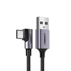 Купити Кабель UGREEN US284 USB Type-A Type-C 3 A 1m Space Gray