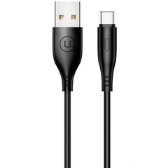 Купити Кабель Usams US-SJ267 U18 Round Type-c Cable USB Type-C 2A 1m Black