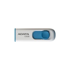 Купити Флеш-накопитель A-DATA C008 USB2.0 64GB White-Blue