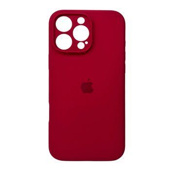 Купити Чехол для смартфона Silicone Full Case AA Camera Protect for Apple iPhone 16 Pro 35,Maroon