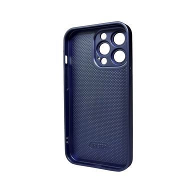 Купити Чохол для смартфона AG Glass Matt Frame Color Logo for Apple iPhone 13 Pro Navy Blue