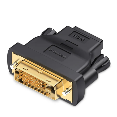 Купити Адаптер Vention DVI(24+1) Male to HDMI Female Black