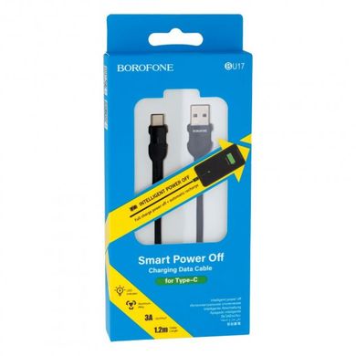 Купити Кабель Borofone BU17 Starlight USB Type-C USB 2.4 A 1,2m Black