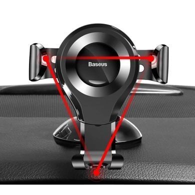 Купити Тримач для мобiльного Baseus Osculum Type Gravity Car Mount Black
