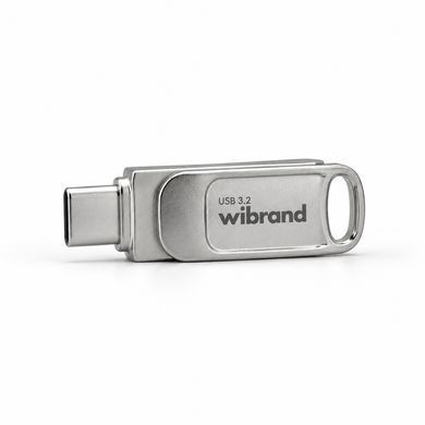 Купити Флеш-накопичувач Wibrand USB 3.2 Gen1 Bee 128GB USB Type-A/USB Type-C Silver