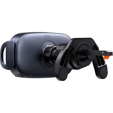 Купити Автотримач для телефона з БЗП Baseus LightChaser Series Triple-Coil Wireless Charging Electric Car Mount Cluster Black