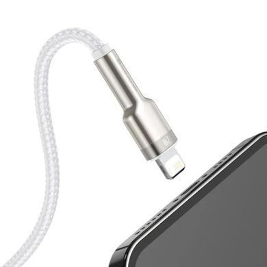 Купити Кабель Baseus Cafule Series Metal Data Cable USB to IP 2.4A 1m White