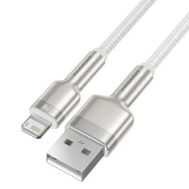 Купити Кабель Baseus Cafule Series Metal Data Cable USB to IP 2.4A 1m White