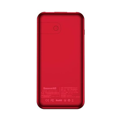 Купити Внешний аккумулятор Baseus Wireless Charge 8000 mAh Red - Уценка