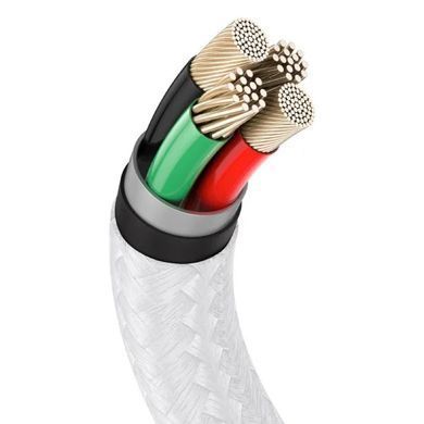 Купити Кабель Baseus Cafule Series Metal Data Cable USB to IP 2.4A 1m White