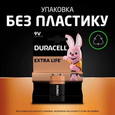 Купити Батарейка крона Duracell 9V/6LR61 (1шт)