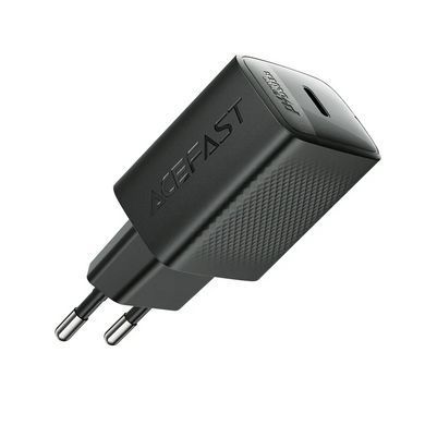 Купити Мережевий зарядний пристрій ACEFAST A104 PD25W GaN single USB-C charger Black