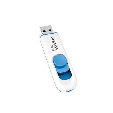 Купити Флеш-накопичувач A-DATA C008 USB2.0 64GB White-Blue