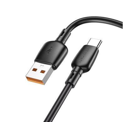 Купити Кабель BOROFONE BX93 Super power 100W charging data cable Type-C Black