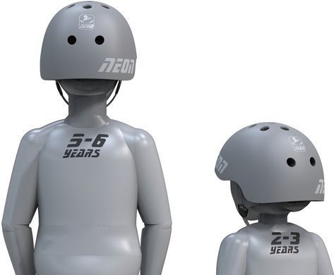 Купити Захисний шолом Neon (M) Grey (44-52см)
