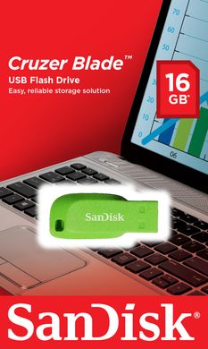 Купити Флеш-накопичувач SanDisk Cruzer Blade USB2.0 16GB Green