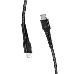 Купити Кабель Borofone BU21 Dragon Lightning USB 2.4 A 1,2m Black