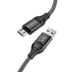 Купити Кабель Borofone BX56 Delightful USB Type-A Micro 2.4 A 1m Black