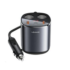 Купити Автомобильное зарядное устройство Usams US-CC151 C28 245W 2 × USB, USB Type-C Gray