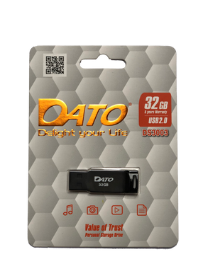 Купити Флеш-накопичувач DATO USB2.0 DS3003 32GB Black
