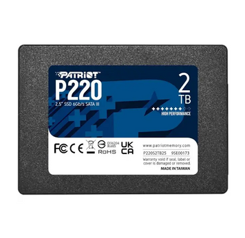 Купити Комп'ютерний запам'ятовувальний пристрій SSD Patriot P220 2TB 2.5" 7mm SATAIII