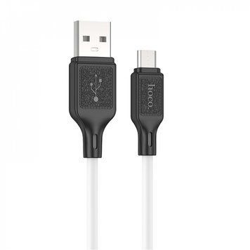 Купити Кабель HOCO X90 Cool silicone charging data cable for Micro White