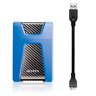 Купити Жорсткий диск зовнішній A-DATA USB 3.2 Gen1 DashDrive Durable HD650 2TB 2,5" Синій