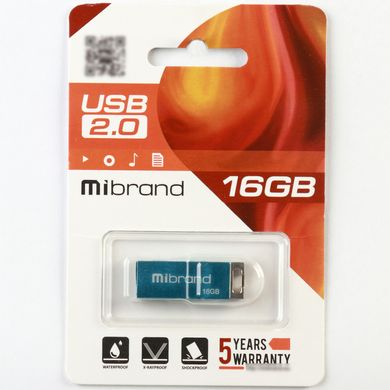 Купити Флеш-накопичувач Mibrand Chameleon USB2.0 16GB Light Blue
