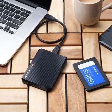 Купити Зовнішня кишеня для накопичувача A-DATA EC600 для 2.5'' HDD/SSD USB3.2 Gen2 Black