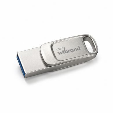 Купити Флеш-накопичувач Wibrand USB 3.2 Gen1 Bee 64GB USB Type-A/USB Type-C Silver