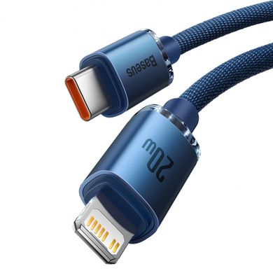 Купити Кабель Baseus Crystal Shine Series Fast Charging Data Cable Type-C to iP Type-C Lightning 2.4 A 20W 1,2m Blue