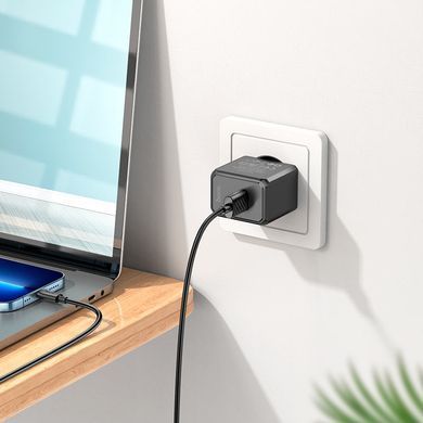 Купити Мережевий зарядний пристрій HOCO CS11A Ocean single port charger set(Micro) 10.5W Black