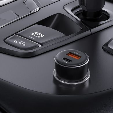 Купити Автомобільний зарядний пристрій ACEFAST B12 60W (USB-A+USB-C) dual-port car charger Black