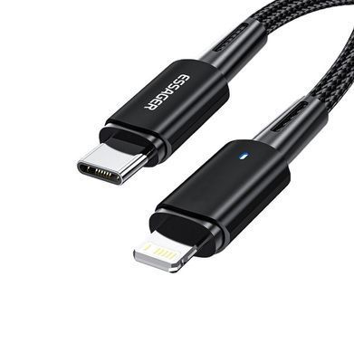 Купити Кабель ESSAGER Fast Charging 20W USB-A to Lightning C 0,5m black