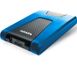 Жорсткий диск зовнішній A-DATA USB 3.2 Gen1 DashDrive Durable HD650 2TB 2,5" Синій