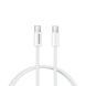Кабель "Chelectricy Series 65W PD Fast Charging Braided Data Cable RC-C010 C-C" White