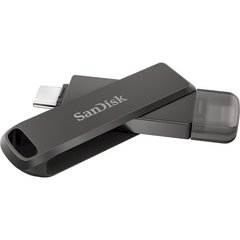 Купити Флеш-накопичувач SanDisk iXpand iXpand Luxe Lightning, USB Type-C 128GB for Apple Black-Silver