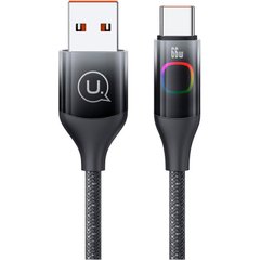 Купити Кабель Usams SJ636 USB Type-C 6 А 1,2 m Black