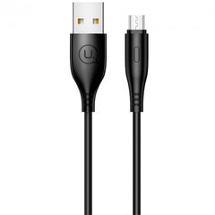 Купити Кабель Usams US-SJ268 U18 Round Micro Cable USB Micro 2A 1m Black