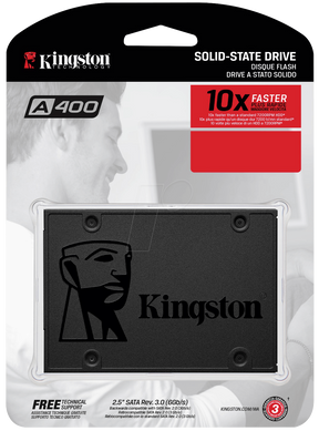 Купити Накопичувач SSD Kingston A400 120GB 2.5" SATAIII 3D TLC