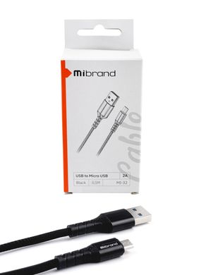 Купити Кабель Mibrand MI-32 USB Micro 2A 0,5m Black