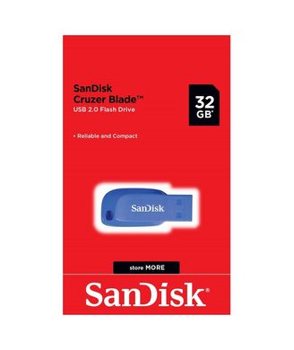 Купити Флеш-накопичувач SanDisk Cruzer Blade USB2.0 32GB Electric Blue