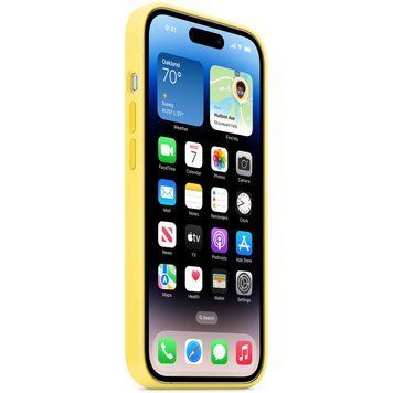 Купити Чохол для смартфона Silicone Full Case AAA MagSafe IC for iPhone 14 Canary Yellow