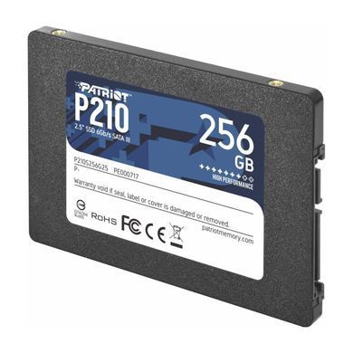 Купити Накопичувач SSD Patriot P210 256GB 2.5" 7mm SATAIII 3D QLC
