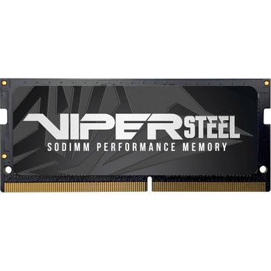 Купити Оперативна пам'ять Patriot Viper DDR4 Steel 16GB 3000 MHz CL18 SODIMM Black/Grey