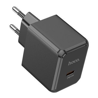 Купити Мережевий зарядний пристрій HOCO CS13A Ocean single port PD20W charger Black