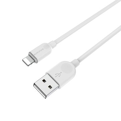 Купити Кабель Borofone BX14 LinkJet Lightning USB 2.4 A 1m White
