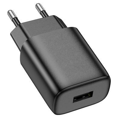 Купити Сетевое зарядное устройство HOCO C134A Solid одноразовый зарядник (EU) Black