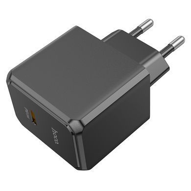 Купити Мережевий зарядний пристрій HOCO CS13A Ocean single port PD20W charger Black